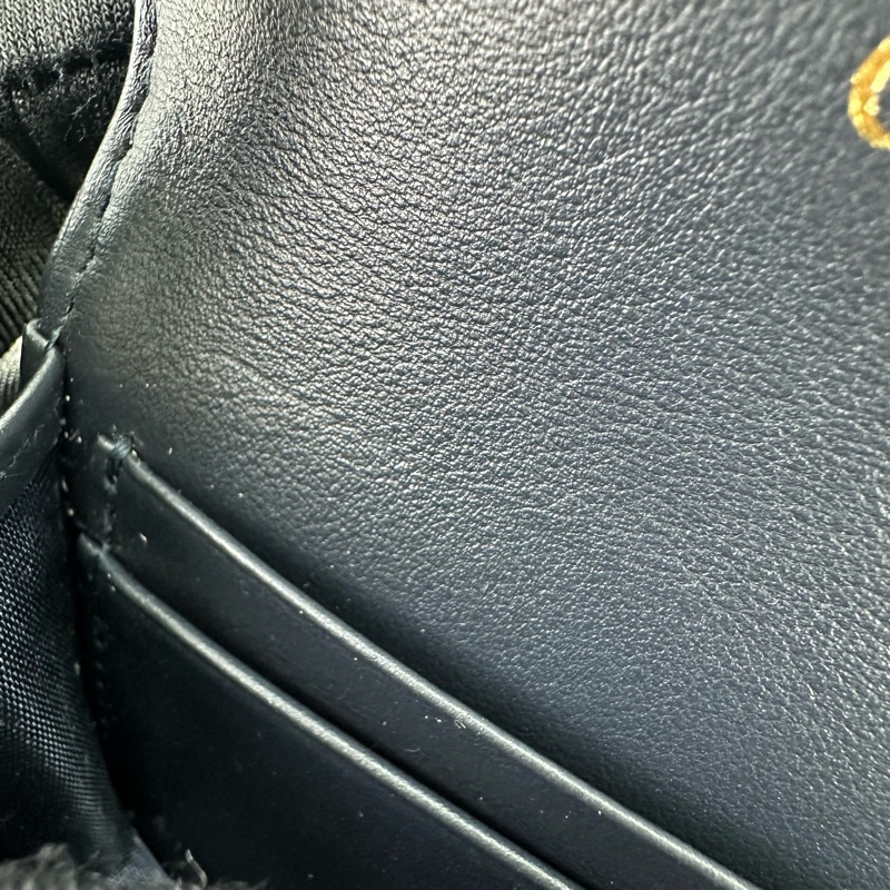 DIOR Saddle D字 緹花拼真皮卡片包 全套有單-7