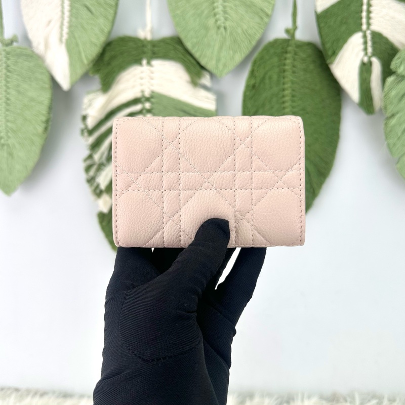 全新🔥DIOR Caro Glycine 砂岩粉色小銀包 2025年全套有單🩷-3