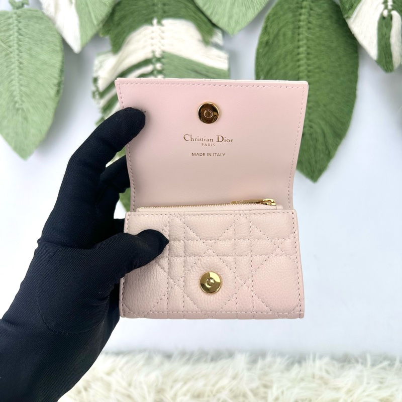 全新🔥DIOR Caro Glycine 砂岩粉色小銀包 2025年全套有單🩷-5
