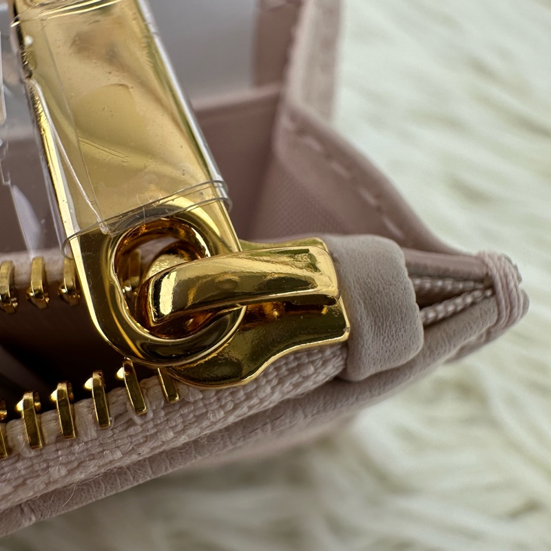 全新🔥DIOR Caro Glycine 砂岩粉色小銀包 2025年全套有單🩷-12