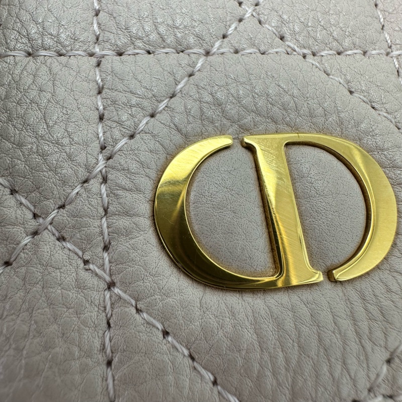 全新🔥DIOR Caro Glycine 砂岩粉色小銀包 2025年全套有單🩷-13