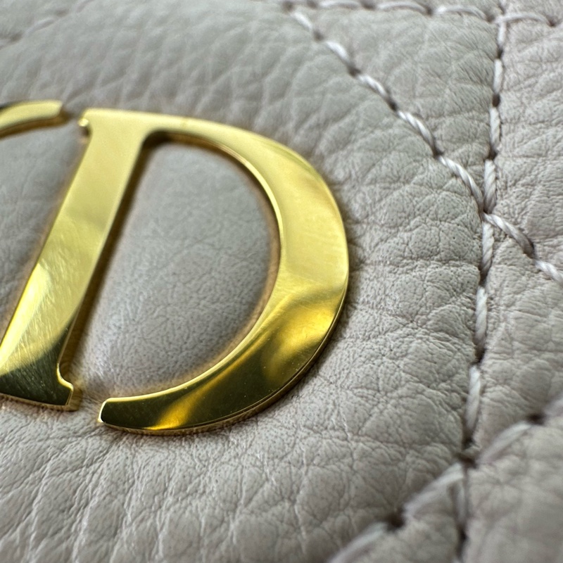 全新🔥DIOR Caro Glycine 砂岩粉色小銀包 2025年全套有單🩷-15