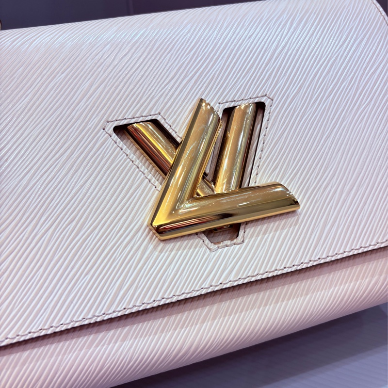 Lv 基本款epi 奶昔白 twist口蓋包-1