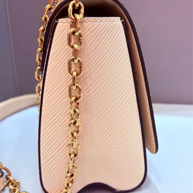 Lv 基本款epi 奶昔白 twist口蓋包-25