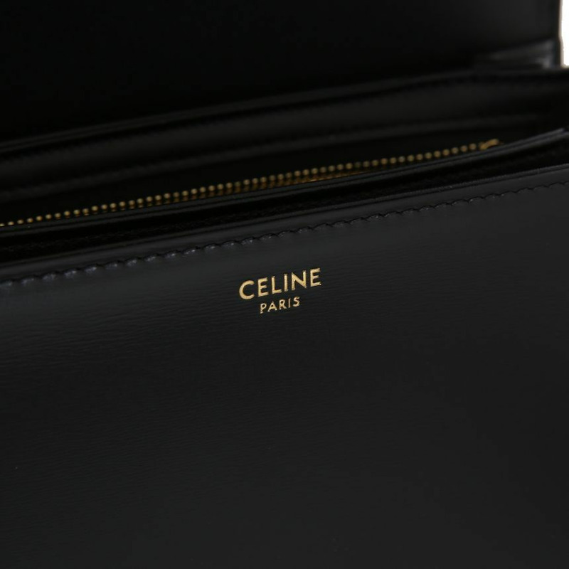 CELINE 經典款 Trionph 亮面手提包 25FW 187363BF4 38NO-7