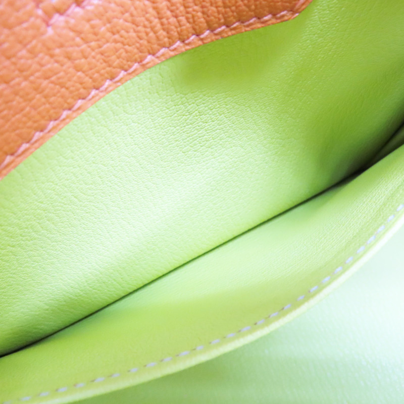 澄/黃/綠色 山羊皮 Birkin30 柏金包 手提包 口Q刻 金釦 (SP order)【HERMES 愛馬仕】 口Q-5