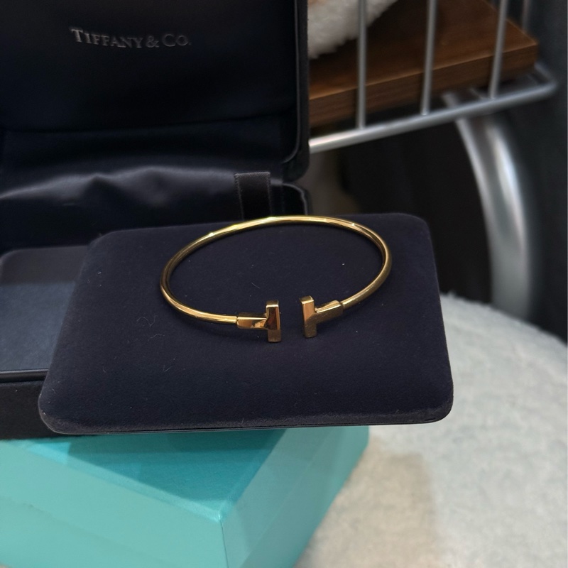 (保留中)TIFFANY & CO.蒂芙尼T系列手鐲-0