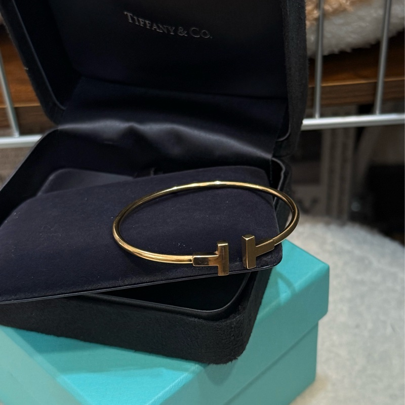 (保留中)TIFFANY & CO.蒂芙尼T系列手鐲-1
