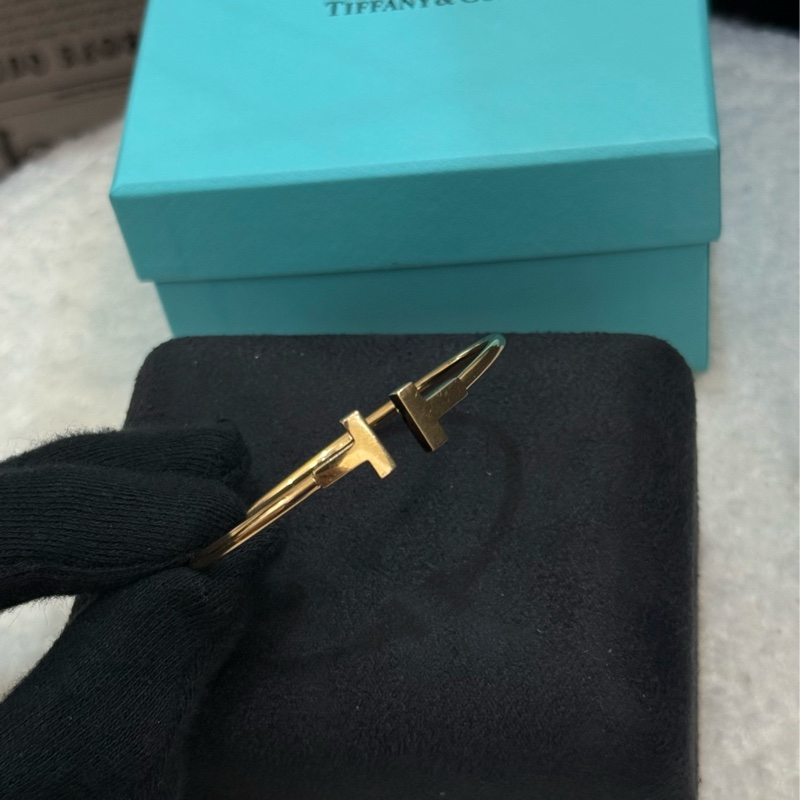 (保留中)TIFFANY & CO.蒂芙尼T系列手鐲-4