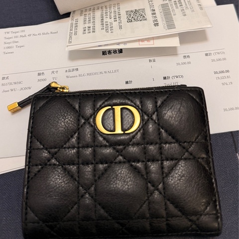 Dior SLG Medium wallet 皮夾 S5173UWHC 黑