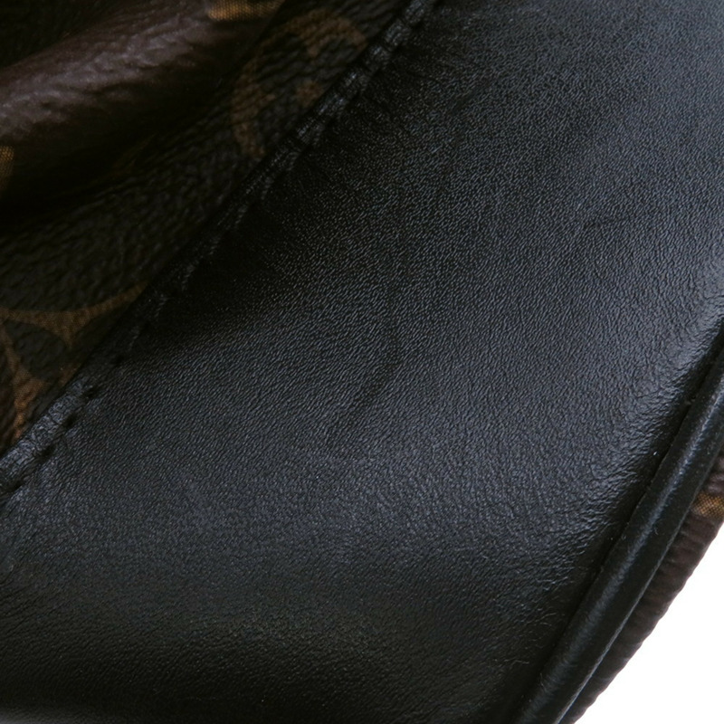 路易威登 Monogram Macassar Christopher MM 雙肩包 M43735 LOUIS VUITTON 黑色-10