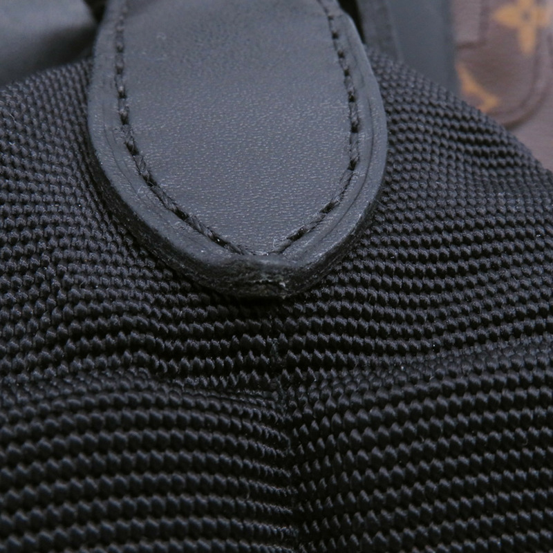 路易威登 Monogram Macassar Christopher MM 雙肩包 M43735 LOUIS VUITTON 黑色-13