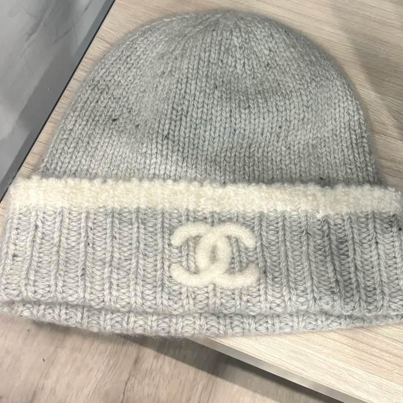 Chanel 灰色冷帽-0