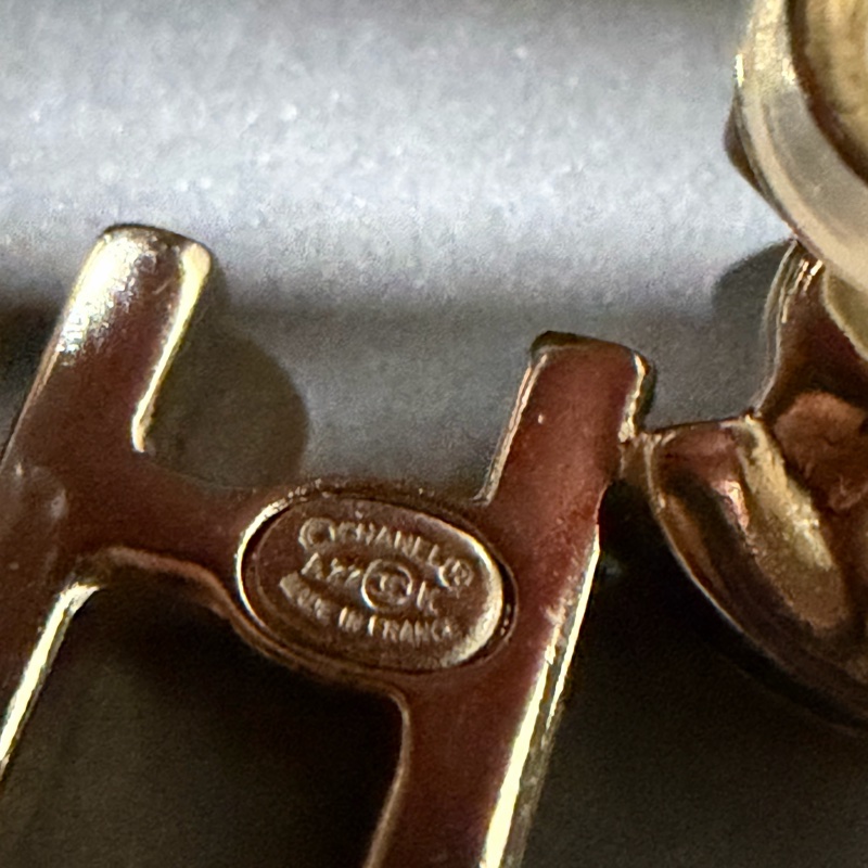 Chanel 字母 logo 耳環-14