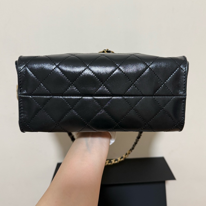 全新Chanel 25 Mini 油蠟皮 26C-1