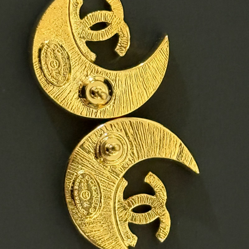 全新 Chanel 25K 月亮CC耳環-2