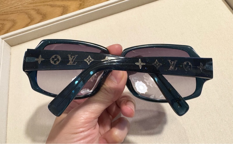 正品絕版LV路易威登 經典logo款膠框 眼鏡 鏡框 太陽眼鏡-5