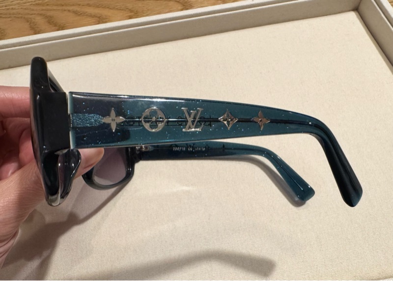 正品絕版LV路易威登 經典logo款膠框 眼鏡 鏡框 太陽眼鏡-8