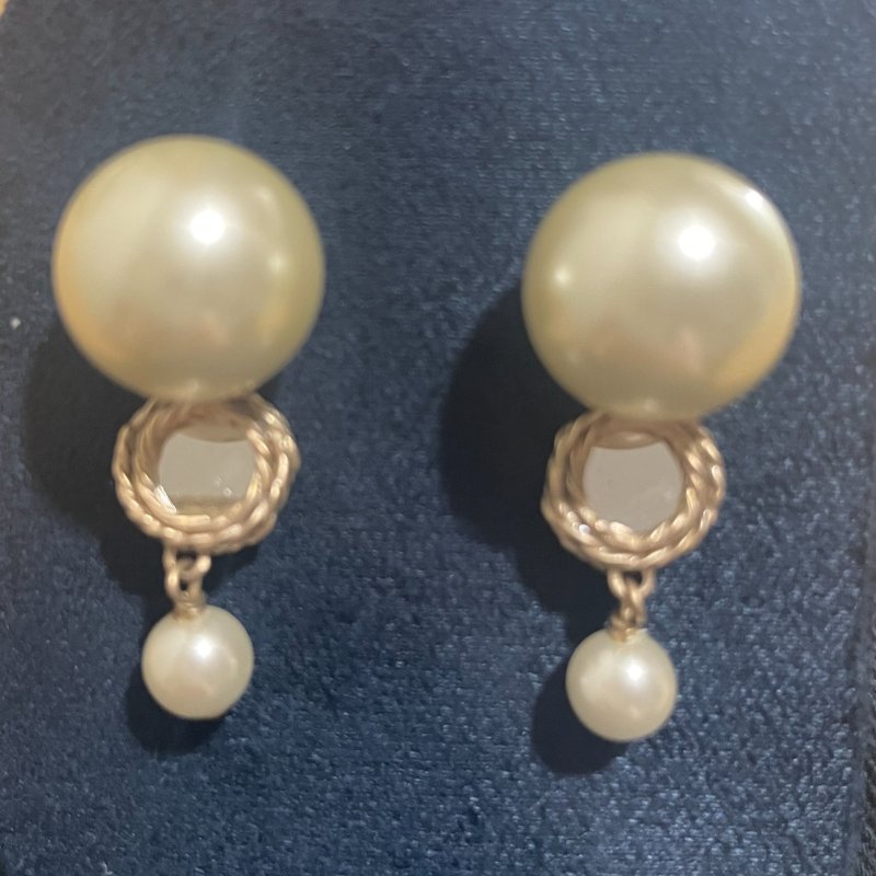 Dior Tribales 針式垂墜耳環-0