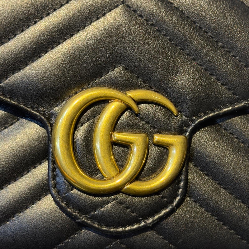 🔥9成新🔥誠可議⚡️GUCCI GG Marmont WOC鏈包 20cm 黑-15