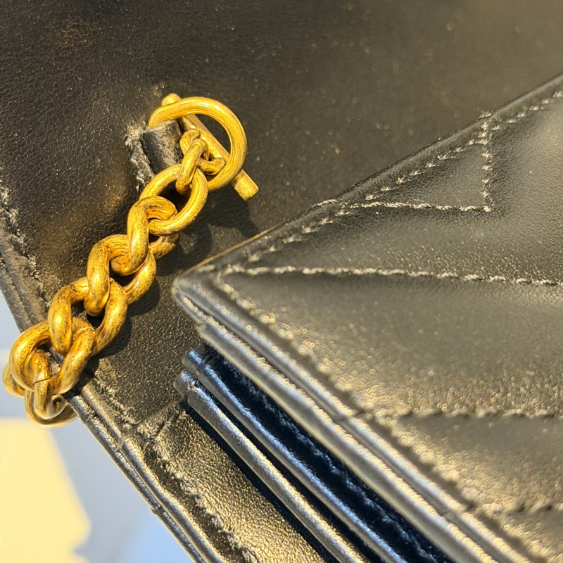🔥9成新🔥誠可議⚡️GUCCI GG Marmont WOC鏈包 20cm 黑-17