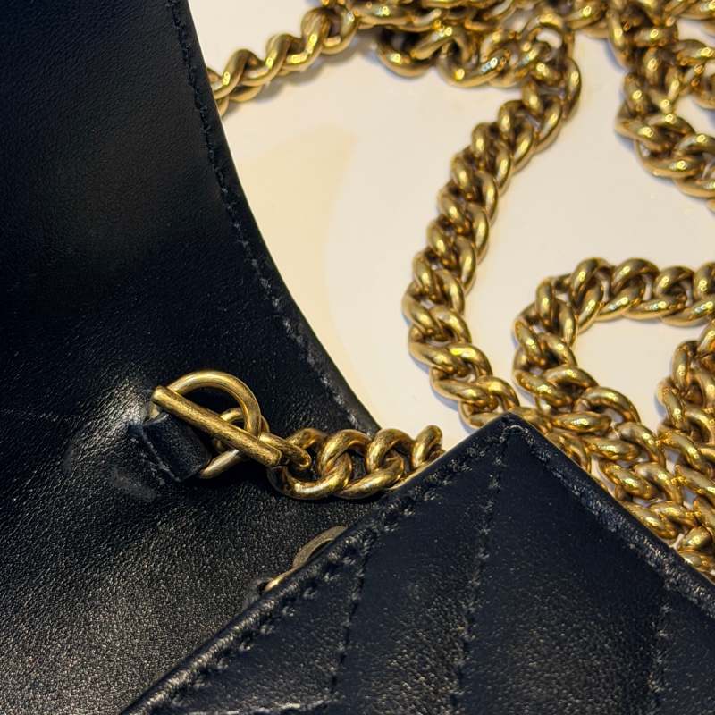 🔥9成新🔥誠可議⚡️GUCCI GG Marmont WOC鏈包 20cm 黑-18