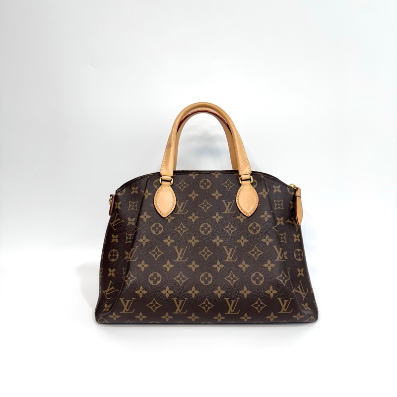 LV原花Rivoli MM抓皺拉鍊手提斜背包M44546-5