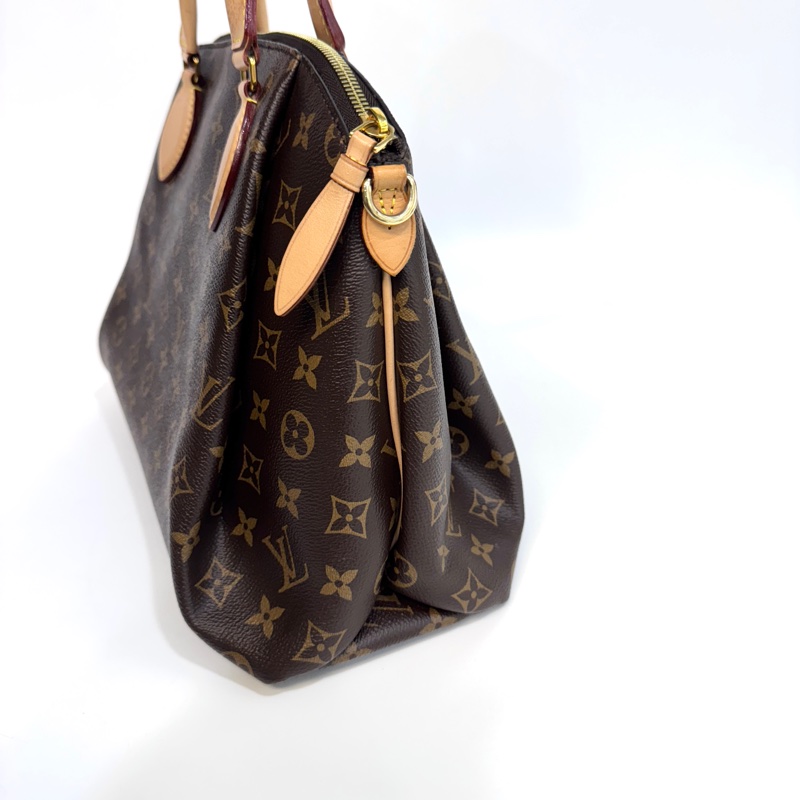 LV原花Rivoli MM抓皺拉鍊手提斜背包M44546-7