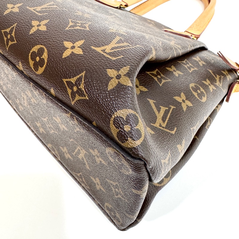 LV原花Rivoli MM抓皺拉鍊手提斜背包M44546-12