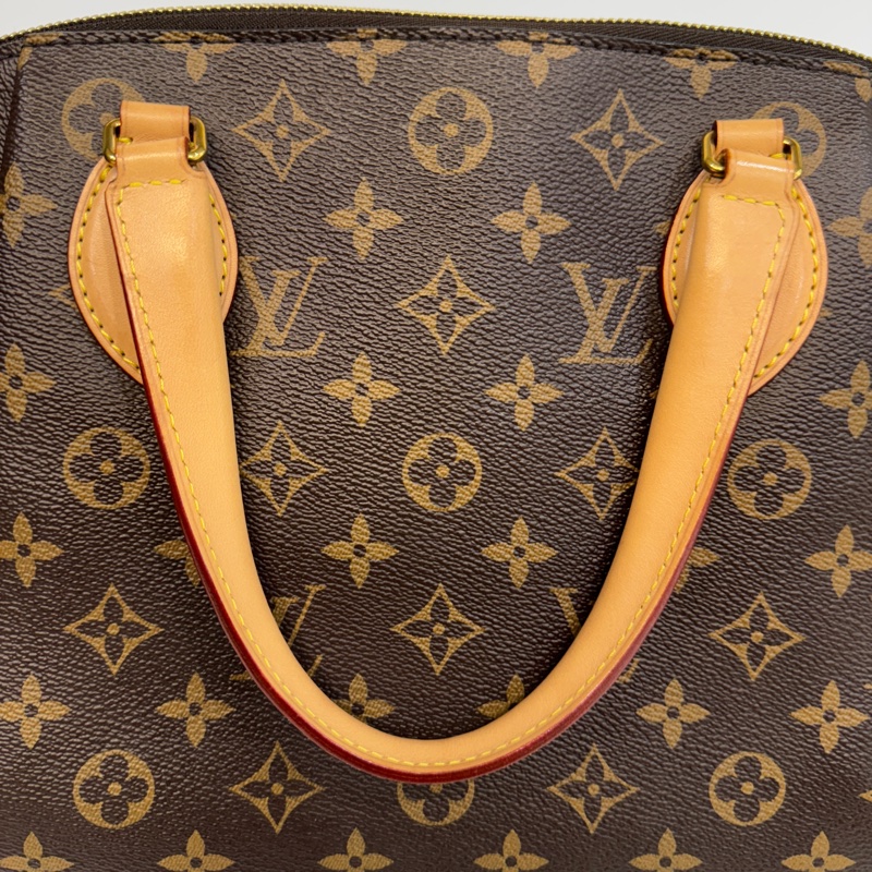 LV原花Rivoli MM抓皺拉鍊手提斜背包M44546-17