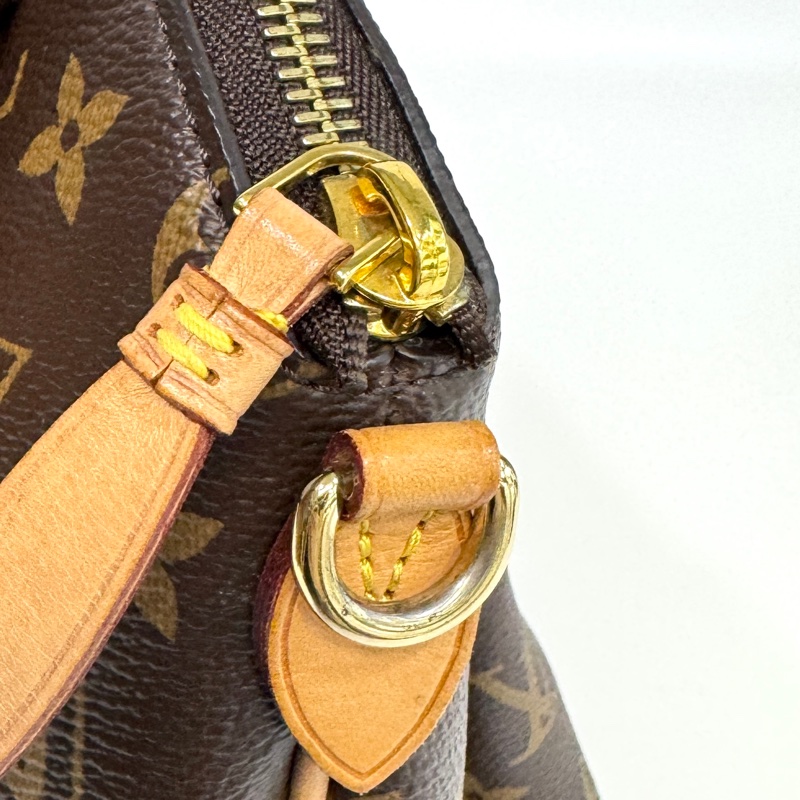 LV原花Rivoli MM抓皺拉鍊手提斜背包M44546-25