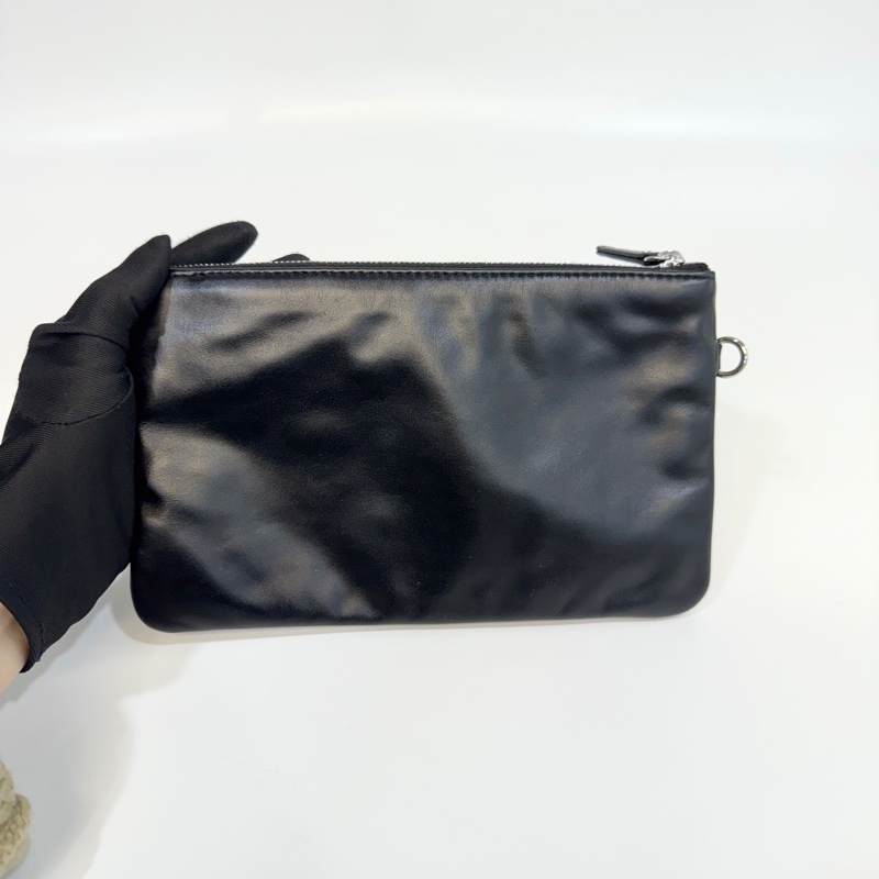 🖤 香奈兒極致黑SO BLACK Chanel黑色黑釦油蠟牛皮小號22Bag AS3260-14