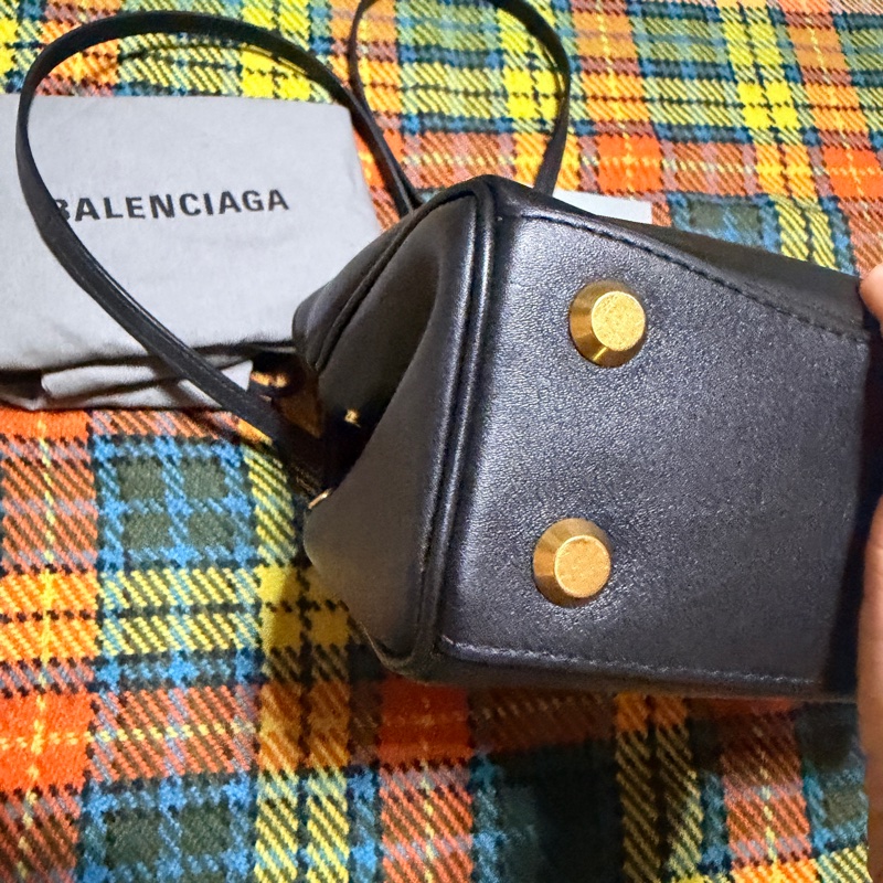 balenciaga rodeo mini 黑金 迷你-4