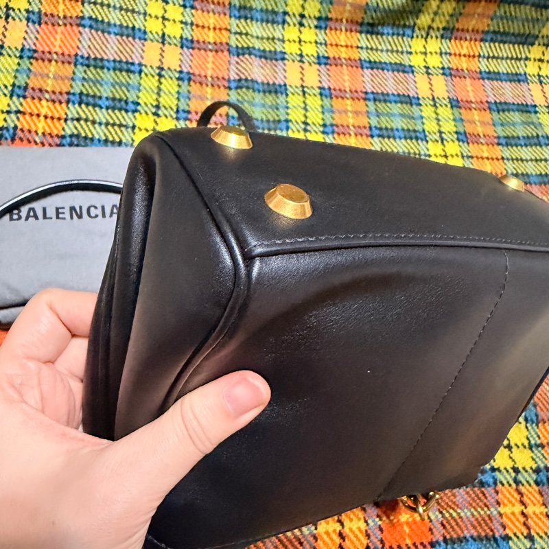 balenciaga rodeo mini 黑金 迷你-11