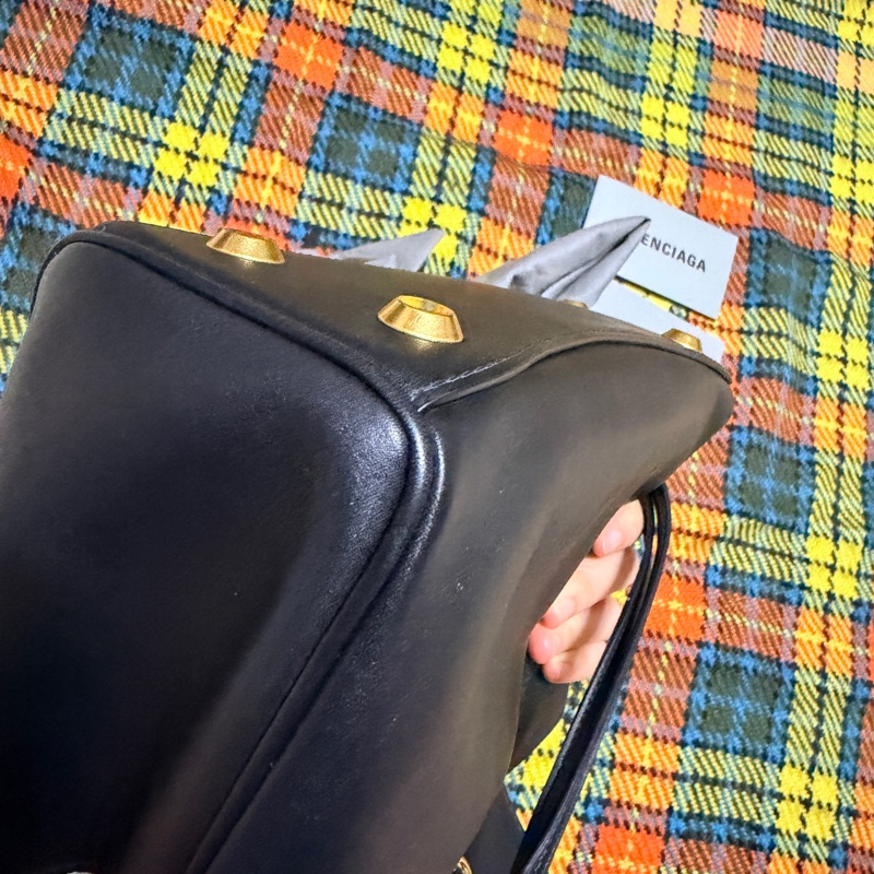 balenciaga rodeo mini 黑金 迷你-14