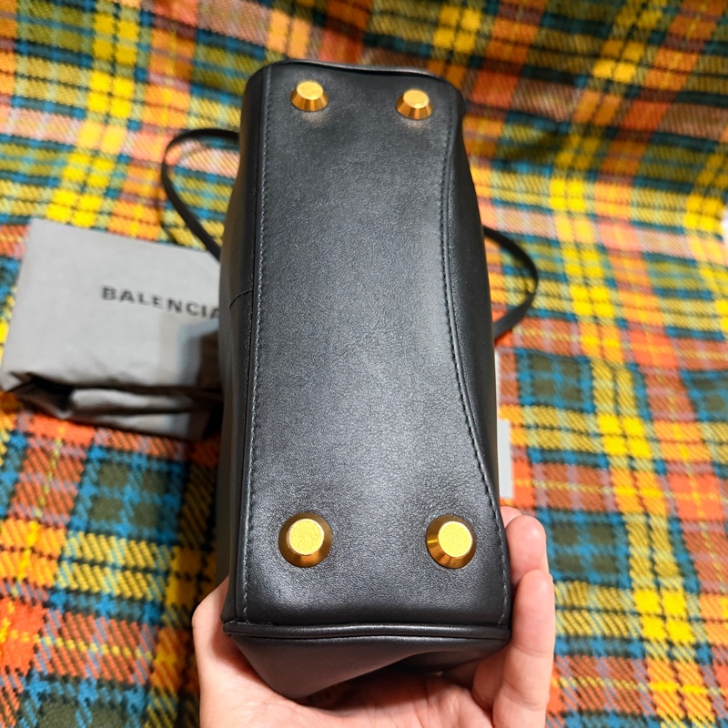 balenciaga rodeo mini 黑金 迷你-15