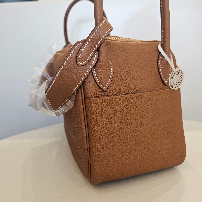 [全新全配台灣購證❣️] Hermes金棕金釦Lindy26-2