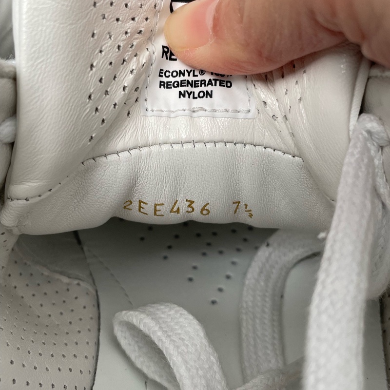 97新 Prada普拉達白灰色麂皮三角標運動鞋41.5碼-4