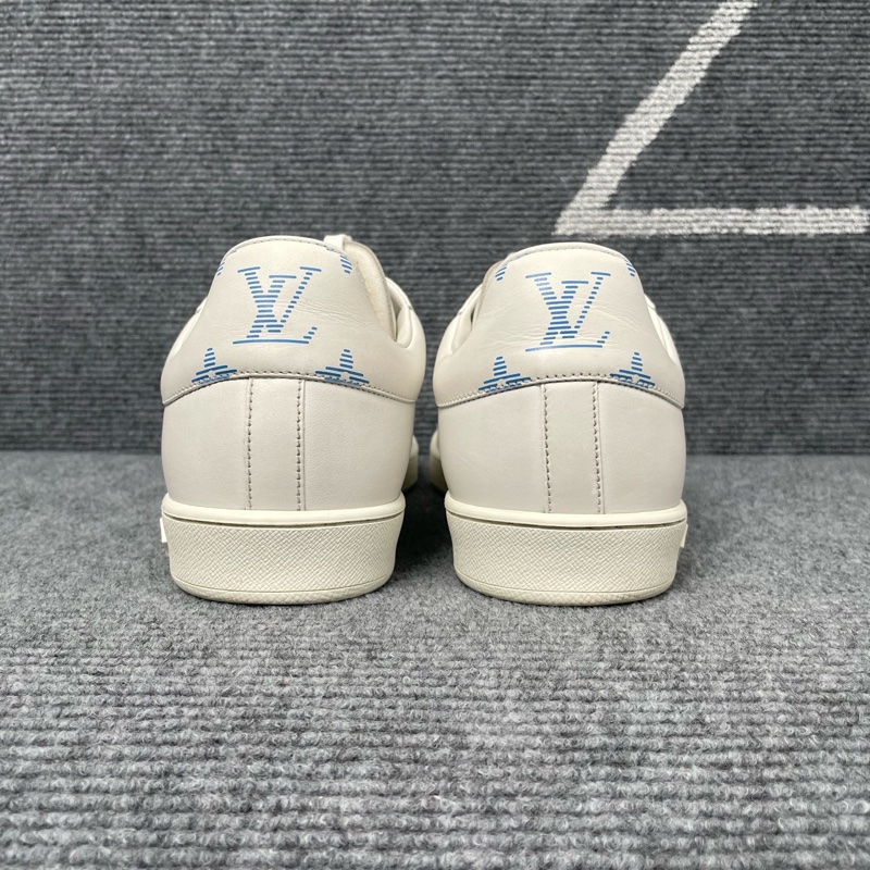 98新 LV 白藍色老花板鞋40.5碼-1