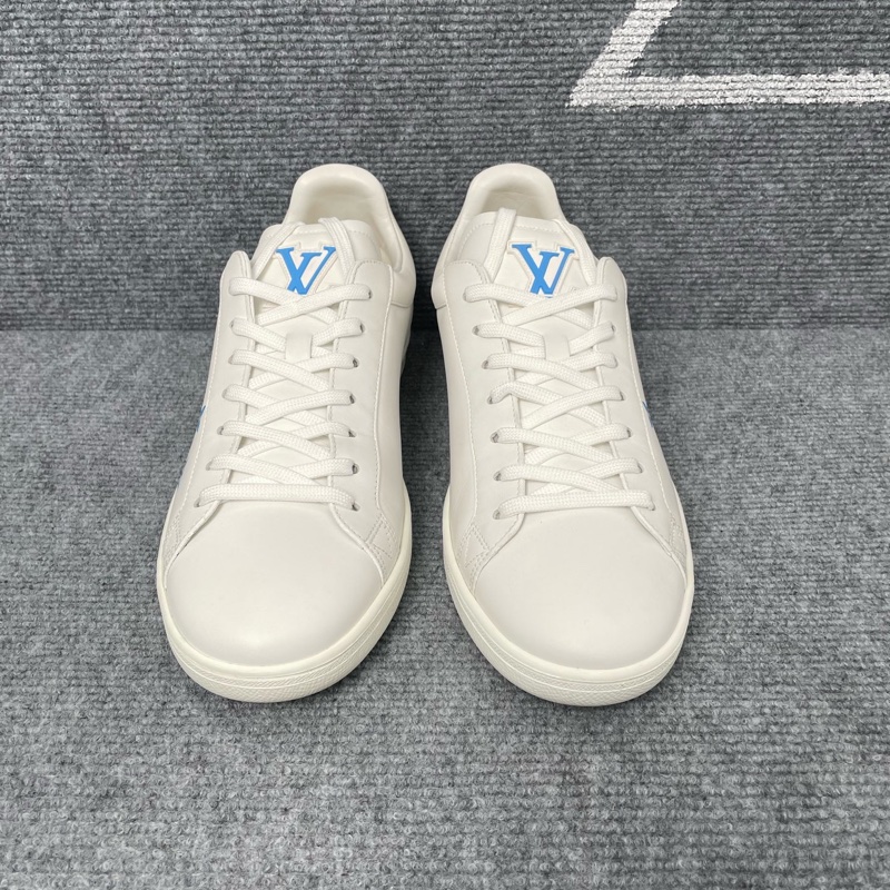98新 LV 白藍色老花板鞋40.5碼-2