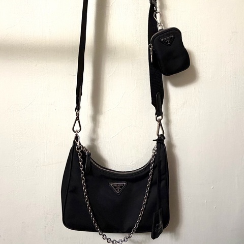 Prada 經典三合一 Hobo