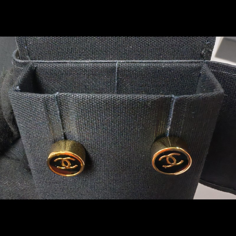 Chanel 2025秋冬季新款 耳釘耳環 25K 黑金 ABG648 聖誕禮物-3