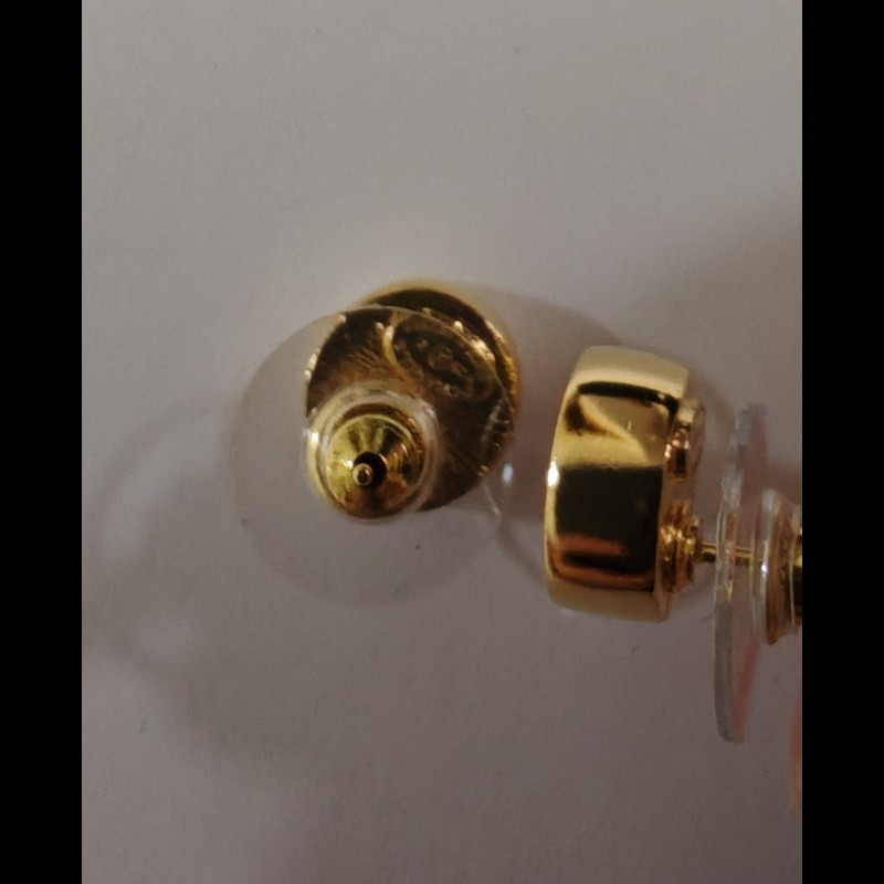 Chanel 2025秋冬季新款 耳釘耳環 25K 黑金 ABG648 聖誕禮物-5