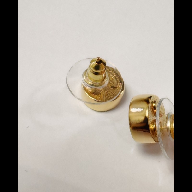 Chanel 2025秋冬季新款 耳釘耳環 25K 黑金 ABG648 聖誕禮物-7