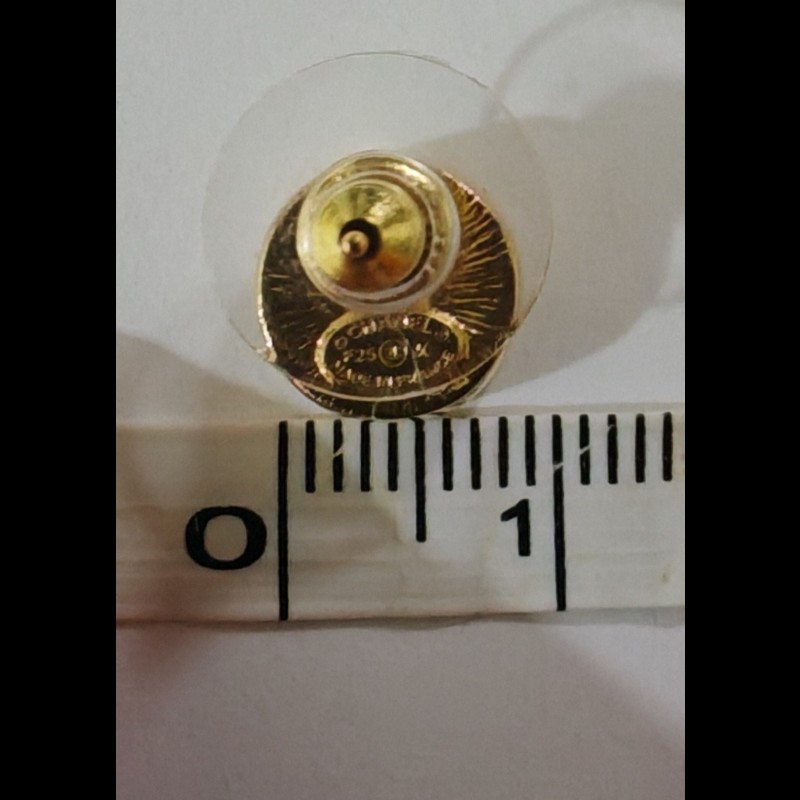 Chanel 2025秋冬季新款 耳釘耳環 25K 黑金 ABG648 聖誕禮物-13