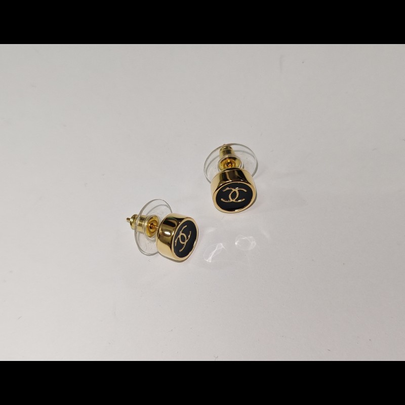 Chanel 2025秋冬季新款 耳釘耳環 25K 黑金 ABG648 聖誕禮物-10