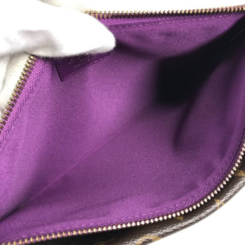 路易威登 M44641 Monogram Logo Story 帆布平底斜背包，男女通用，棕色-9