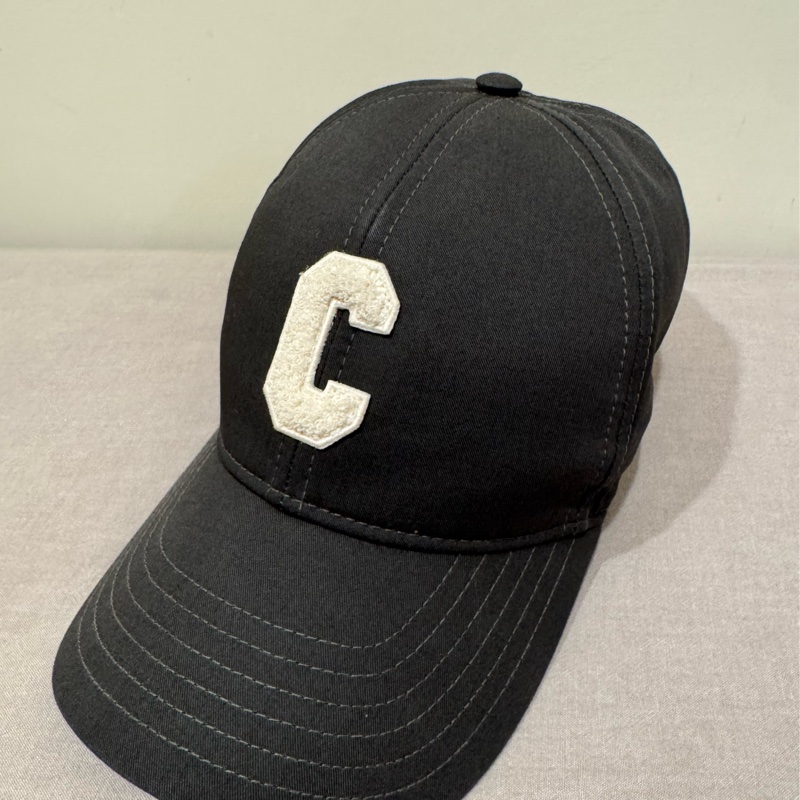 Celine 棉質字母棒球帽-0