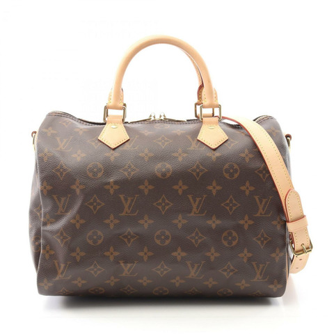 路易威登 Speedy Bandouliere 30 手提包，塗層帆布和皮革，Monogram 圖案，女士，棕色，M41112