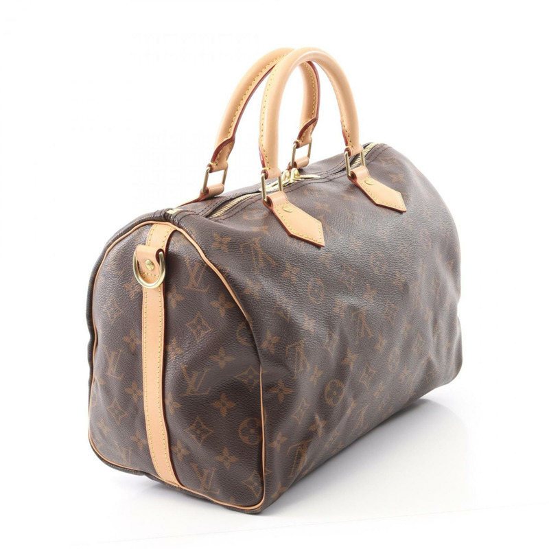 路易威登 Speedy Bandouliere 30 手提包，塗層帆布和皮革，Monogram 圖案，女士，棕色，M41112-1